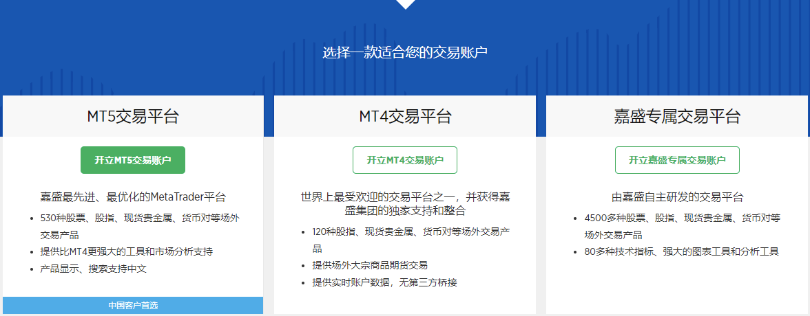 嘉盛选择交易平台